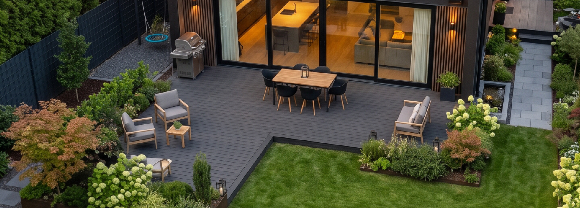 Deck MK para pisos de terraza exterior