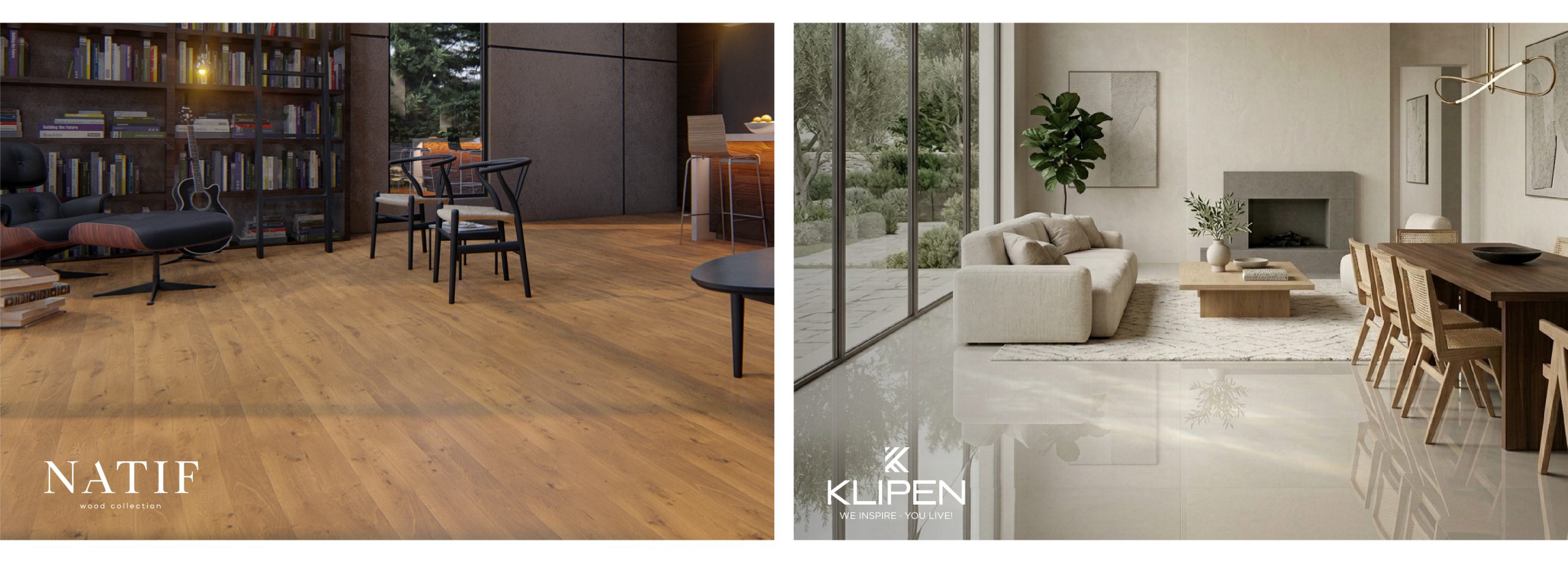 Natif y Klipen: pisos y soluciones para proyectos de interiorismo